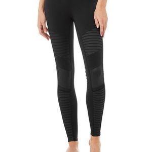 Alo high waist moto leggings